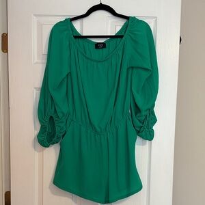 Vici Emerald Green Blouse